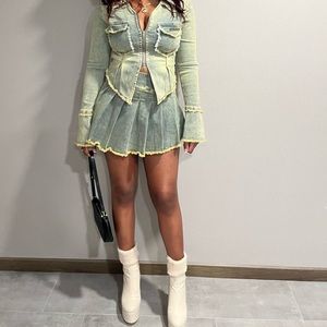 Cute denim two piece from aelfriceden